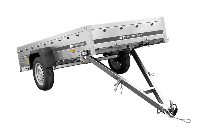 Robuster UNITRAILER GARDEN TRAILER 264 KIPP Einachsiger Kippanhänger für Garten und Haus