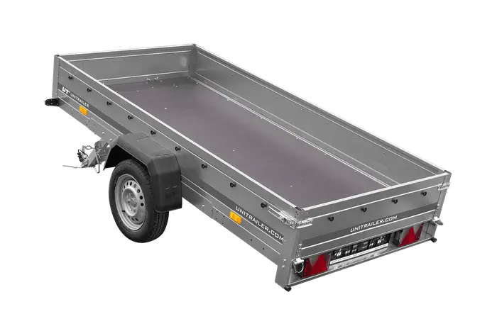 Robuster UNITRAILER GARDEN TRAILER 264 KIPP Einachsiger Kippanhänger für Garten und Haus