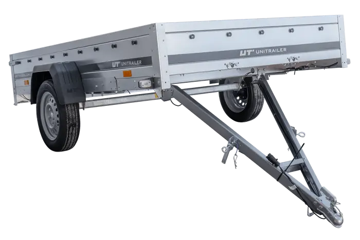 UNITRAILER GARDEN 265 KIPP Einachsanhänger: Geräumiger PKW-Anhänger mit Hochspriegel & Plane