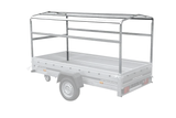 Robuster Kipp-Anhänger Garden Trailer 264/2, H-1100 Plane, Stützrad, Doppelachse