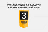 Vielseitiger Kippbarer Gartenanhänger: 750kg Lasten, 150x106cm Ladefläche, platzsparend