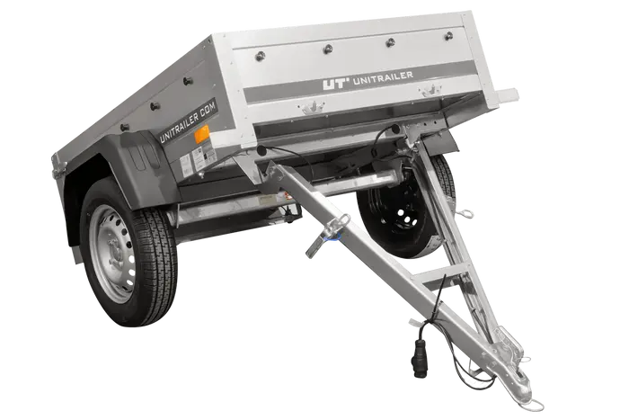 Vielseitiger Kippbarer Gartenanhänger: 750kg Lasten, 150x106cm Ladefläche, platzsparend