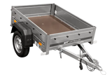 Vielseitiger GARDEN TRAILER 150 KIPP Pkw-Anhänger mit Bordwanderhöhung, Stützrad, Plane