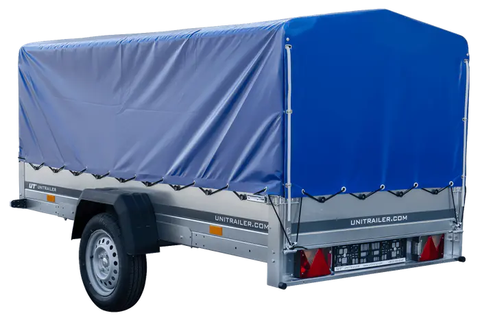 UNITRAILER GARDEN 264 KIPP PKW-Anhänger: Große Ladefläche, Hochplane, Spriegel, Stützrad