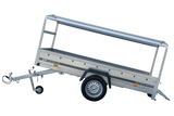 UNITRAILER GARDEN 264 KIPP PKW-Anhänger: Große Ladefläche, Hochplane, Spriegel, Stützrad