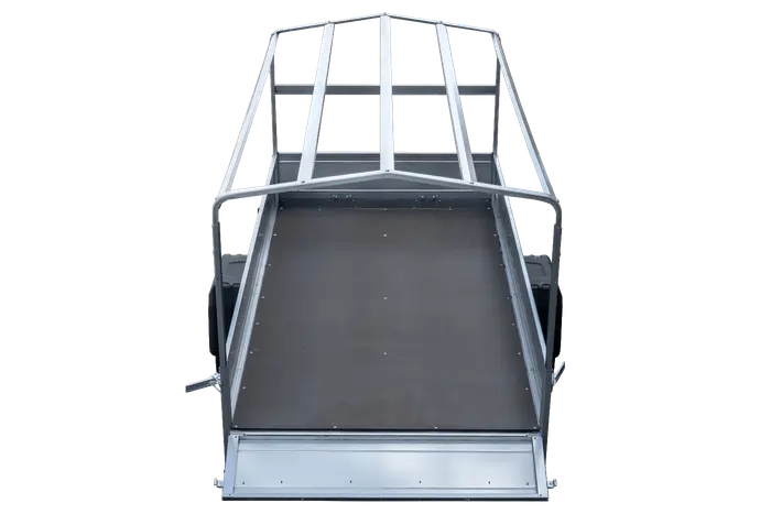 UNITRAILER GARDEN 264 KIPP PKW-Anhänger: Große Ladefläche, Hochplane, Spriegel, Stützrad