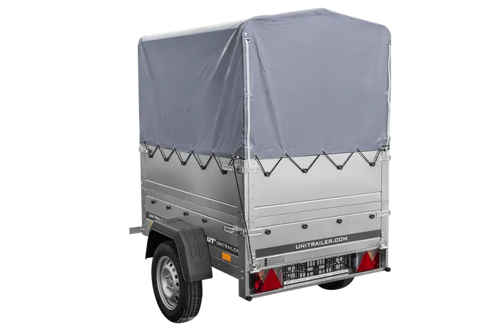 UNITRAILER Garden Trailer 150 KIPP: Ungebremster Anhänger mit Hochplane