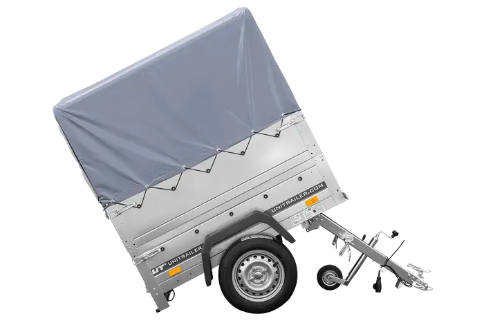 UNITRAILER Garden Trailer 150 KIPP: Ungebremster Anhänger mit Hochplane
