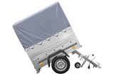 UNITRAILER Garden Trailer 150 KIPP: Ungebremster Anhänger mit Hochplane