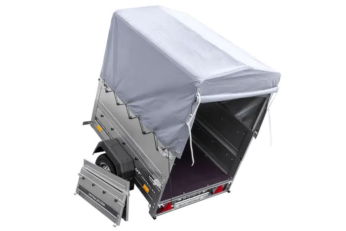 UNITRAILER Garden Trailer 150 KIPP: Ungebremster Anhänger mit Hochplane