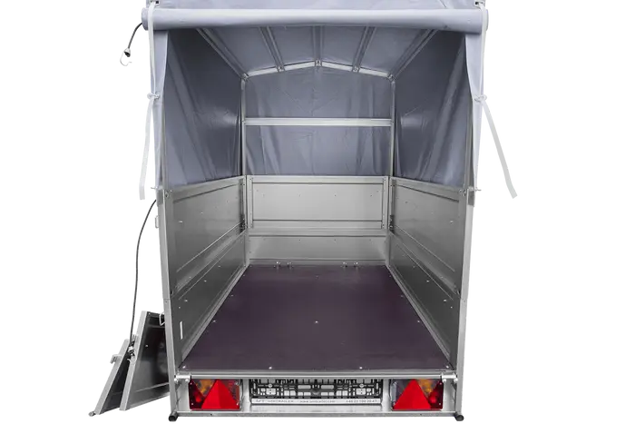 UNITRAILER Garden Trailer 150 KIPP: Ungebremster Anhänger mit Hochplane