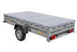 UNITRAILER GARDEN 265 KIPP Autoanhänger: Praktischer Kippanhänger mit grauer Plane & Stützrad