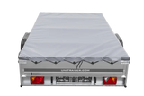 UNITRAILER GARDEN 265 KIPP Autoanhänger: Praktischer Kippanhänger mit grauer Plane & Stützrad