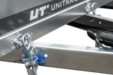 UNITRAILER GARDEN 265 KIPP Autoanhänger: Praktischer Kippanhänger mit grauer Plane & Stützrad