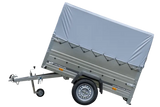 GARDEN TRAILER 201 KIPP PKW-Anhänger 750kg ungebremst – Hohe Bordwände, Stützrad, Hochplane, Vielseitig