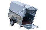 GARDEN TRAILER 201 KIPP PKW-Anhänger 750kg ungebremst – Hohe Bordwände, Stützrad, Hochplane, Vielseitig