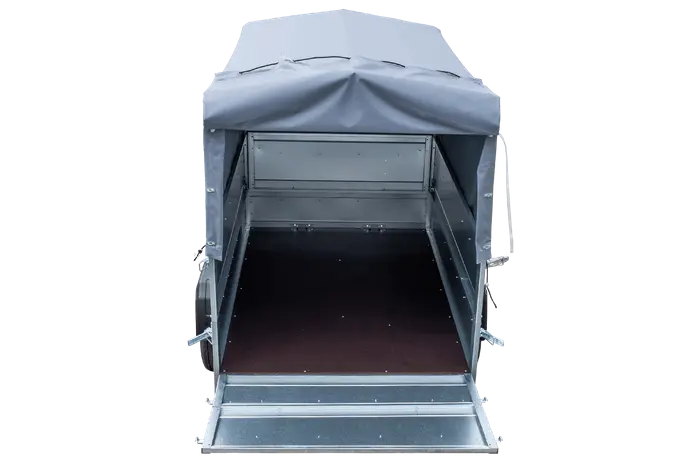 GARDEN TRAILER 201 KIPP PKW-Anhänger 750kg ungebremst – Hohe Bordwände, Stützrad, Hochplane, Vielseitig