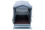 GARDEN TRAILER 201 KIPP PKW-Anhänger 750kg ungebremst – Hohe Bordwände, Stützrad, Hochplane, Vielseitig