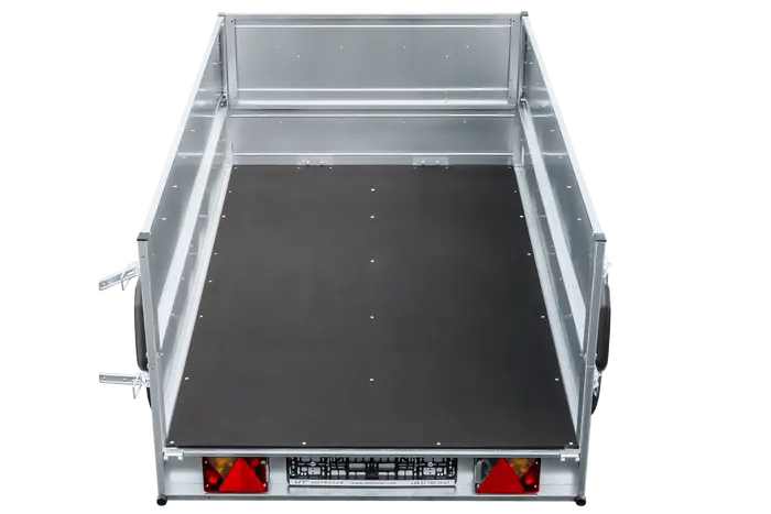 Robuster PKW-Anhänger Kipper 230x125 Garden Trailer 750kg, klappbar, mit Stützrad