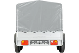 UNITRAILER Kippbarer Gartenanhänger 264/2: Robuster Doppelachser mit Stützrad & Plane
