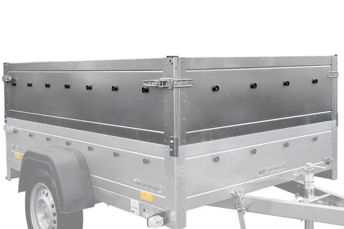 Vielseitiger GARDEN TRAILER 150 KIPP Pkw-Anhänger mit Bordwanderhöhung, Stützrad, Plane