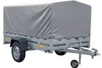 UNITRAILER GARDEN 230 FD Einachsanhänger: Robuster Pkw-Anhänger mit H-800 Plane