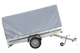 UNITRAILER GARDEN 265 Kippanhänger: Vielseitiger Einachsanhänger mit Hochplane, grau, 264x150 cm