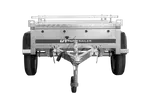 Robuster UNITRAILER Garden Trailer 150 KIPP: 750 kg Einachsanhänger mit Alu-Deckel