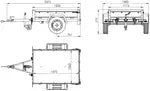 Vielseitiger Gartenanhänger 150 KIPP mit Bordwänden, Stützrad & Flachplane