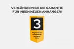 Vielseitiger Gartenanhänger 150 KIPP mit Bordwänden, Stützrad & Flachplane