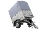 UNITRAILER Garden Trailer 150 KIPP: Ungebremster Anhänger mit Hochplane