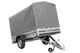 Vielseitiger UNITRAILER Garden Trailer 230 KIPP: Robuster PKW-Anhänger mit Hochplane