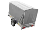 Vielseitiger UNITRAILER Garden Trailer 230 KIPP: Robuster PKW-Anhänger mit Hochplane