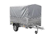 UNITRAILER Garden 230 FD PKW-Anhänger: 230x125, BIS-Seiten, H-800-Gestell, graue Plane