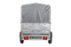 UNITRAILER Garden 230 FD PKW-Anhänger: 230x125, BIS-Seiten, H-800-Gestell, graue Plane