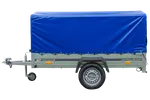 UNITRAILER GARDEN TRAILER 230 FD: Robuster PKW-Anhänger, Stützrad, 80 cm Hochplane