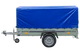 UNITRAILER GARDEN TRAILER 230 FD: Robuster PKW-Anhänger, Stützrad, 80 cm Hochplane
