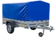 UNITRAILER GARDEN TRAILER 230 FD: Robuster PKW-Anhänger, Stützrad, 80 cm Hochplane