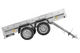 UNITRAILER GARDEN 265/2 KIPP Doppelachsanhänger: Robuster Kipp-Anhänger für PKW, 750kg ZGG