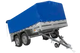 UNITRAILER GARDEN 265/2 KIPP Zweiachsanhänger 264x150 mit H-800 Rahmen & blauer Plane