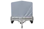 Robuster UNITRAILER GARDEN 265/2 Kipp-Zweiachsanhänger mit Hochplane und Rahmen
