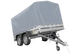 Robuster UNITRAILER GARDEN 265/2 Kipp-Zweiachsanhänger mit Hochplane und Rahmen