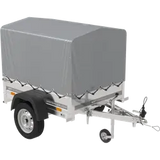 Robuster 750 kg Kippanhänger Garden Trailer 150 KIPP Hochplane Stützrad