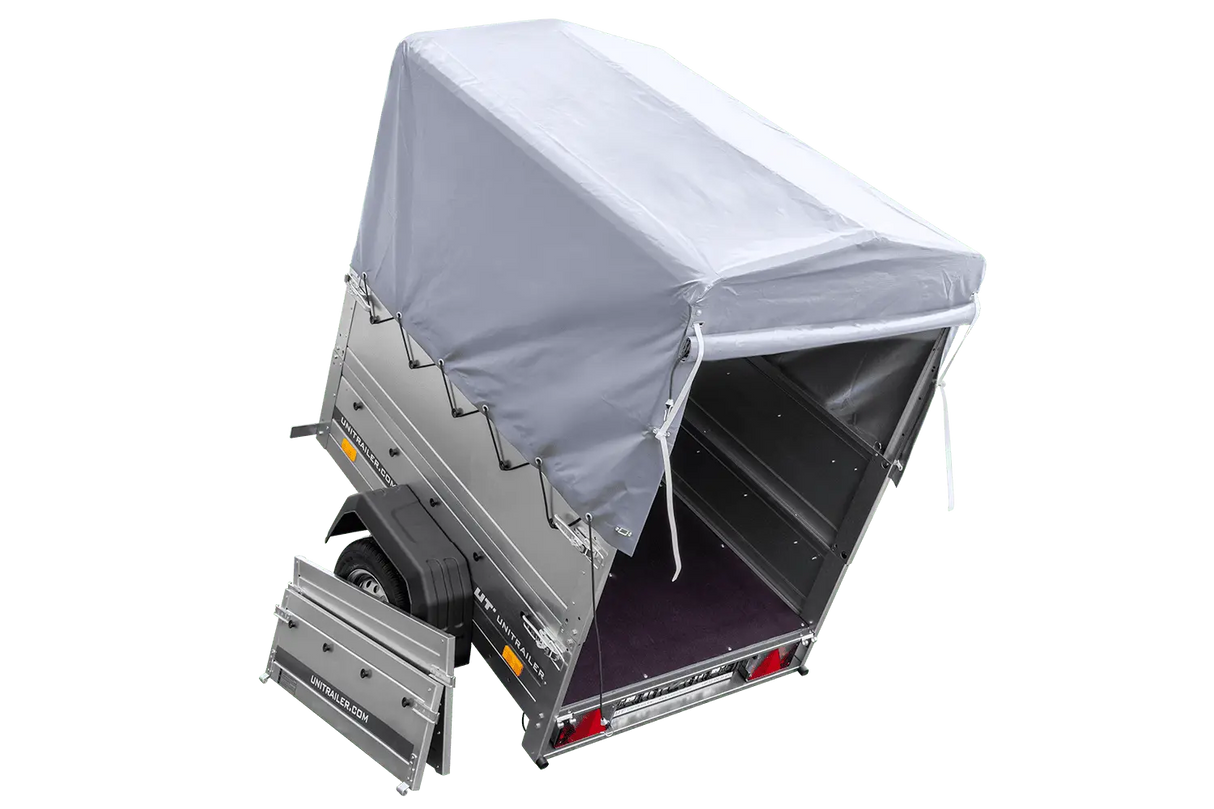 UNITRAILER Garden Trailer 150 KIPP: Ungebremster Anhänger mit Hochplane