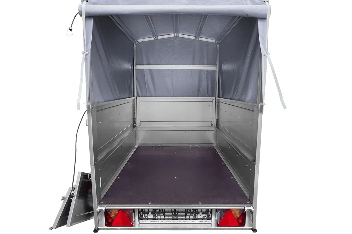 UNITRAILER Garden Trailer 150 KIPP: Ungebremster Anhänger mit Hochplane