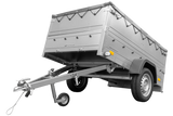 UNITRAILER GARDEN TRAILER 201 KIPP: Kippbarer PKW-Anhänger mit hohen Bordwänden