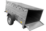 UNITRAILER GARDEN TRAILER 201 KIPP: Kippbarer PKW-Anhänger mit hohen Bordwänden
