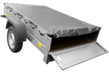 UNITRAILER Garden Trailer 201 KIPP PKW-Anhänger – 200x125 cm, 750 kg, Flachplane, Stützrad