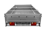 UNITRAILER Garden Trailer 264 KIPP: Robuster kippbarer PKW-Anhänger mit Flachplane