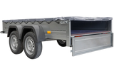 Robuster UNITRAILER Gartenanhänger 264/2 Kipp: Vielseitig, Stützrad, Plane & Planenträger